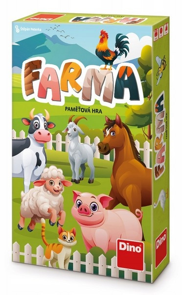 Dino cestovní hra farma