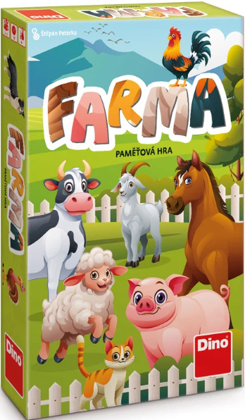 Dino cestovní hra farma