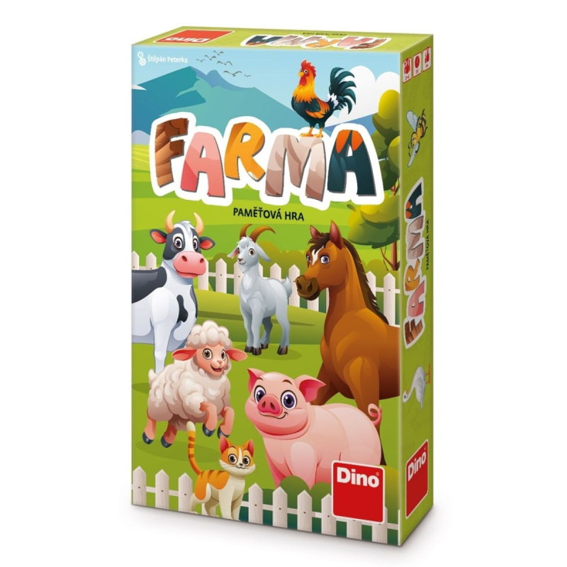 Dino cestovní hra farma