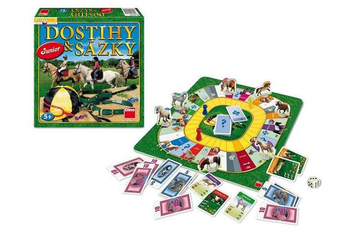 Společenská hra - Dostihy a sázky junior