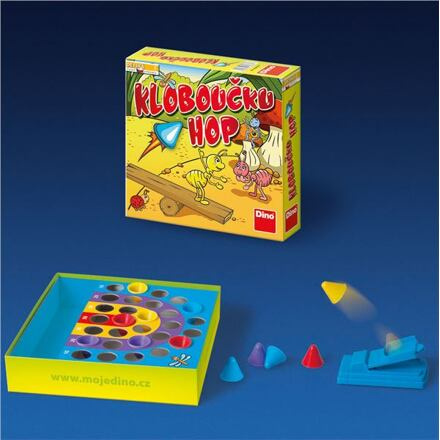 Společenská hra - Kloboučku hop!