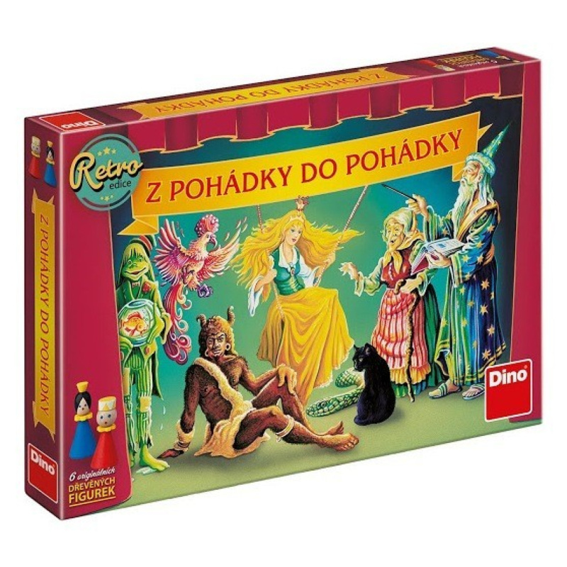 Společenská hra - Z pohádky do pohádky retro