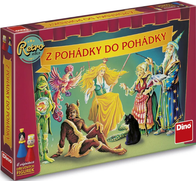 Společenská hra - Z pohádky do pohádky retro