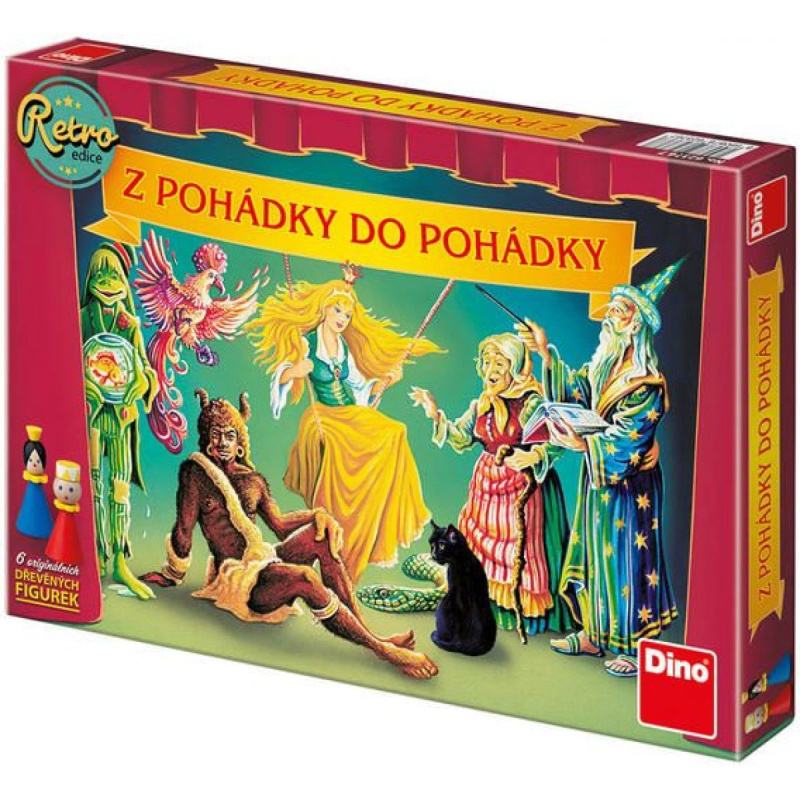 Společenská hra - Z pohádky do pohádky retro