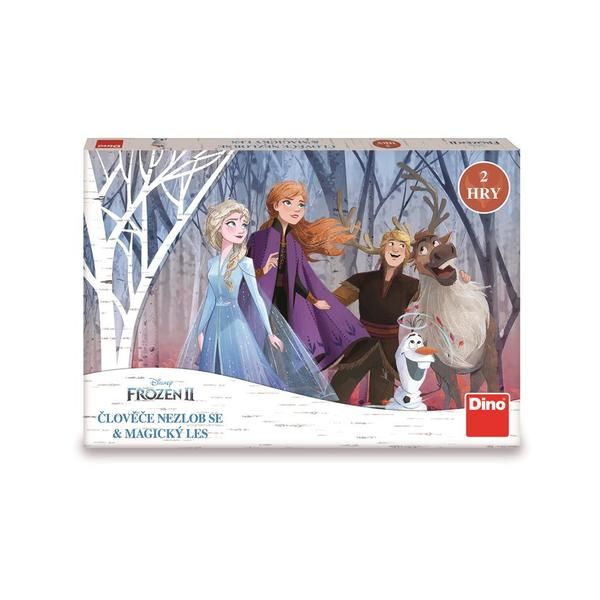Společenská hra 2v1 - Ledové království II Člověče, nezlob se, Magický les
