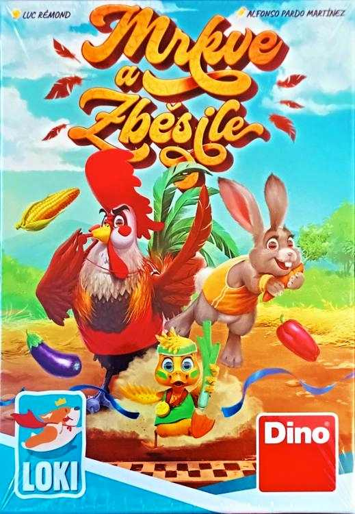 Mrkve a zběsile dětská společenská hra v krabičce 9x13x4cm