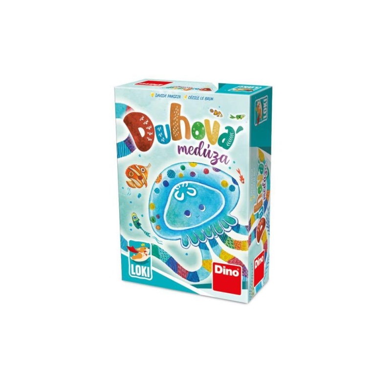 Duhová medúza dětská společenská hra v krabičce 9x13x4cm