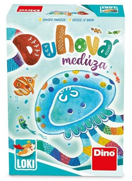 Duhová medúza dětská společenská hra v krabičce 9x13x4cm