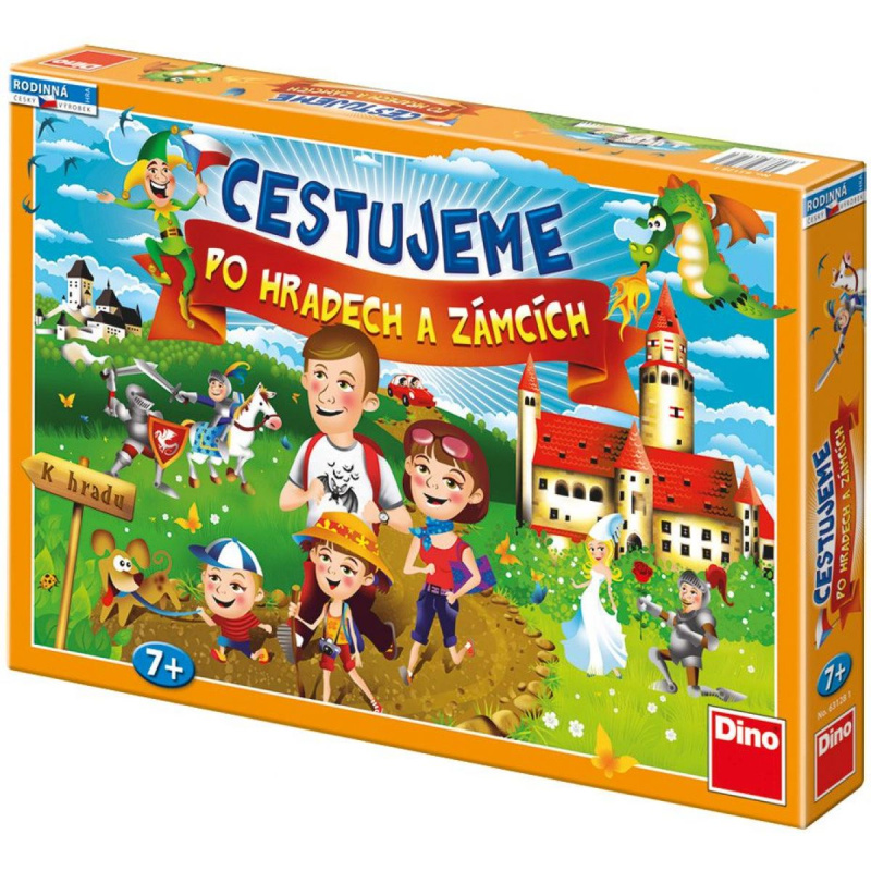 Společenská hra - Cestujeme po hradech a zámcích