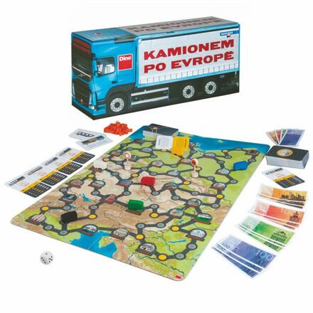 Společenská hra - Kamionem po Evropě
