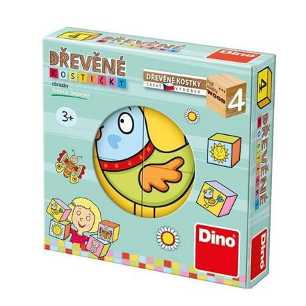 Dino Kostičky pro nejmenší dětičky 4 ks