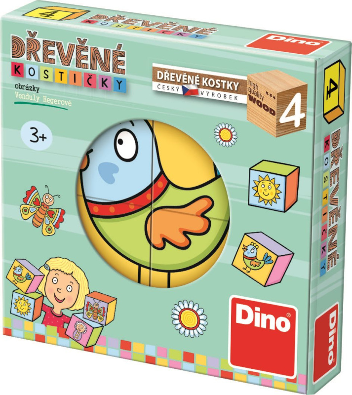 Dino Kostičky pro nejmenší dětičky 4 ks