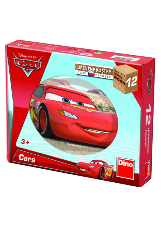 Dino Dřevěné kostky Cars ve světě