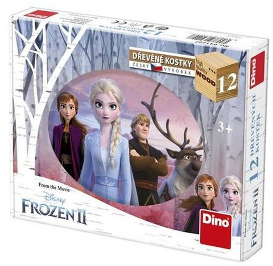 FROZEN II 12 Dřevěné kostky