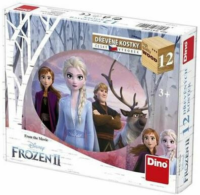 FROZEN II 12 Dřevěné kostky
