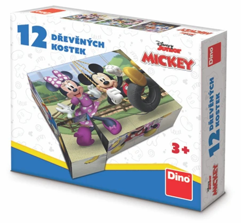 Dino Toys Kubus Mickey a Minnie 12 kostek