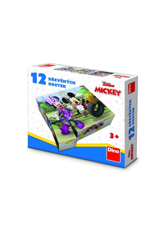 Dino Toys Kubus Mickey a Minnie 12 kostek