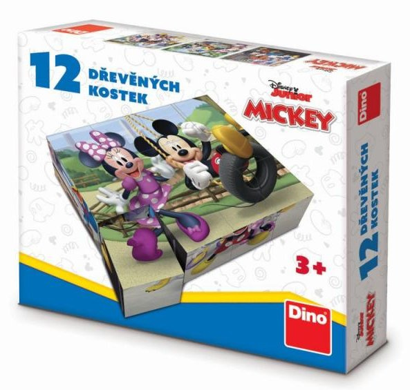 Dino Toys Kubus Mickey a Minnie 12 kostek