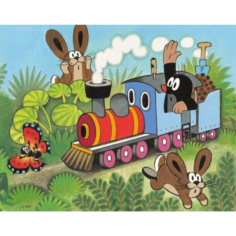 Dino Kostky kubus Krtek a dopravní prostředky 20 ks