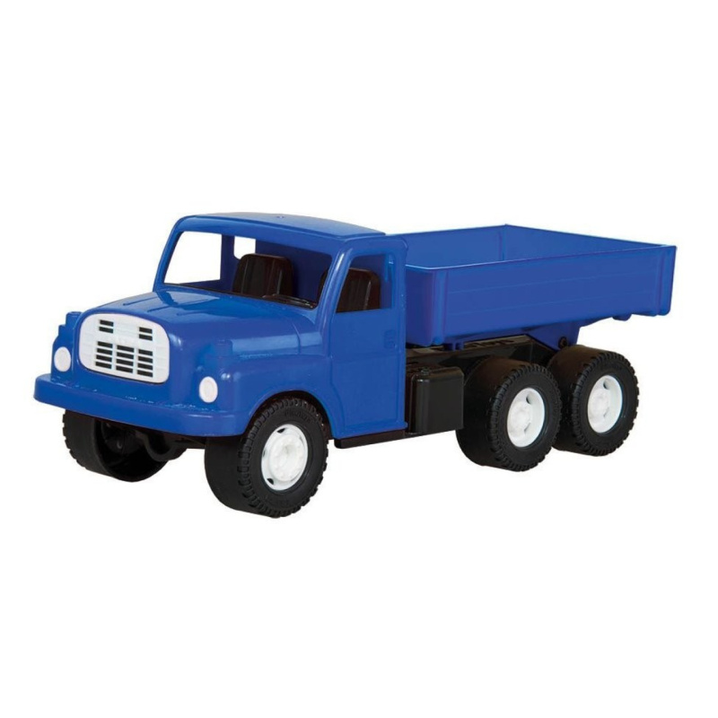 Auto nákladní Tatra 148 valník plast 30cm modrá v krabici 35x18x13cm