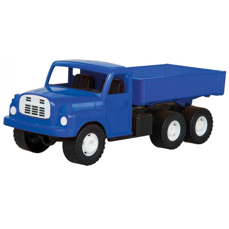Auto nákladní Tatra 148 valník plast 30cm modrá v krabici 35x18x13cm