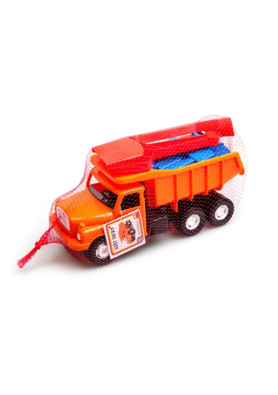 Dino TATRA T148 oranžová 30cm pískový set auto s nástroji a formičkami