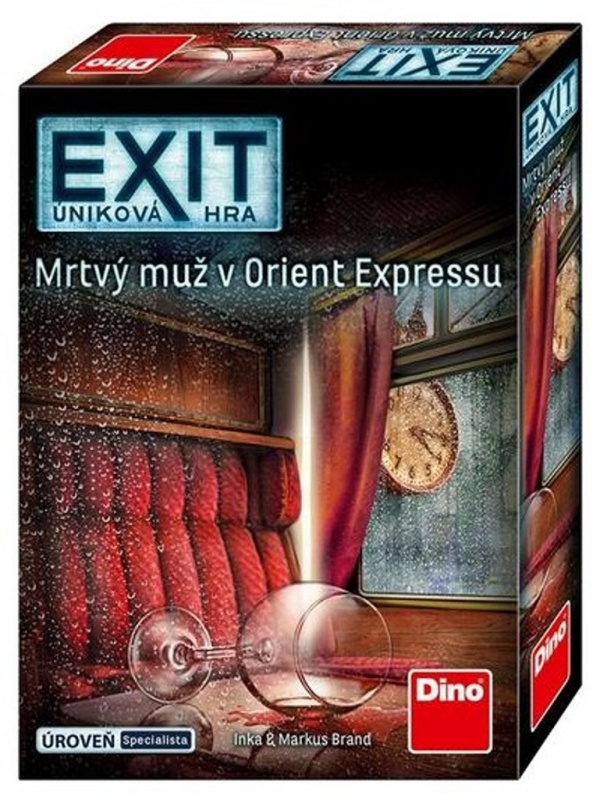 Dino Exit Úniková hra Mrtvý muž v Orient expresu