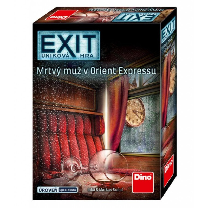 Dino Exit Úniková hra Mrtvý muž v Orient expresu