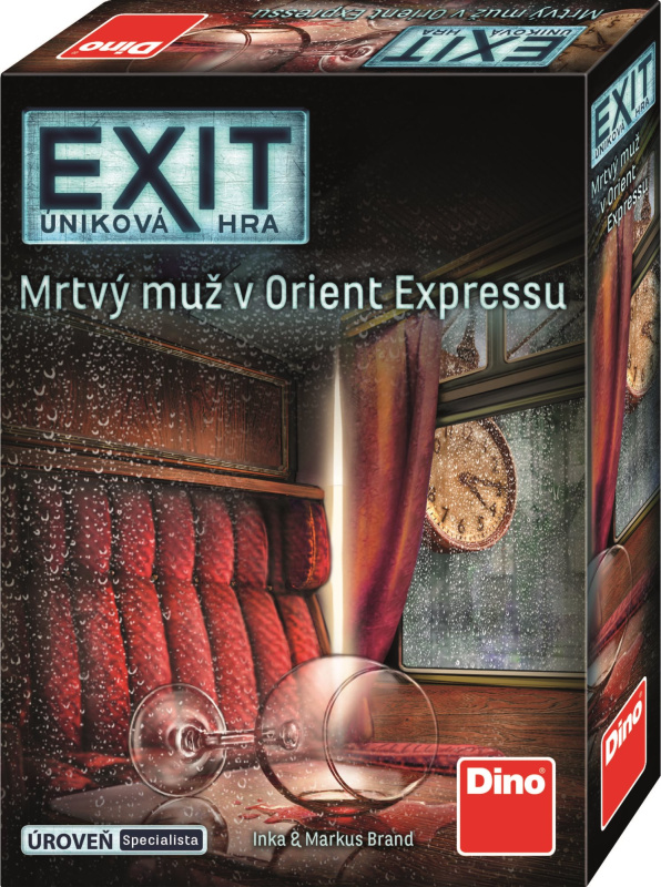 Dino Exit Úniková hra Mrtvý muž v Orient expresu