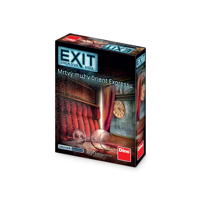 Dino Exit Úniková hra Mrtvý muž v Orient expresu