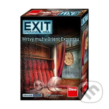 Dino Exit Úniková hra Mrtvý muž v Orient expresu