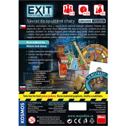 Dino Toys Exit: Úniková hra - Návrat do opuštěné chaty