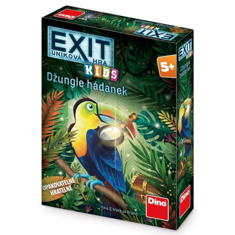 ÚNIKOVÁ HRA KIDS: DŽUNGLE HÁDANEK Párty hra