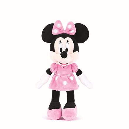Plyšová Minnie v růžových šatech 30 cm