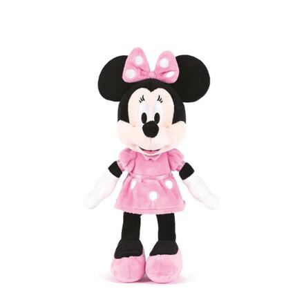 Plyšová Minnie v růžových šatech 30 cm