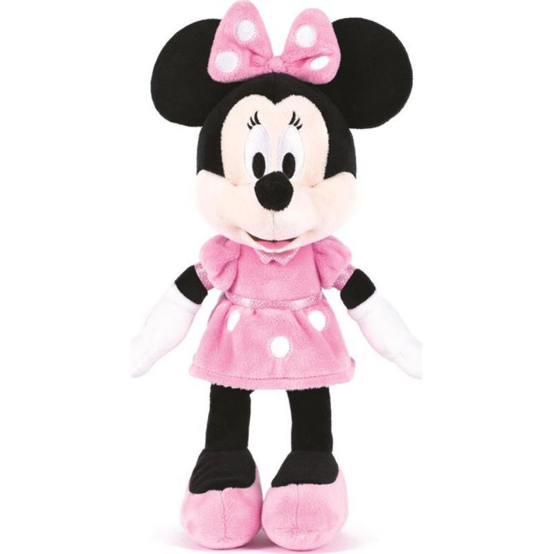 Plyšová Minnie v růžových šatech 30 cm