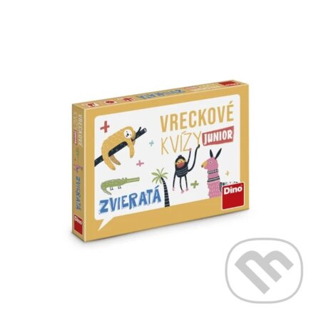 Vreckové kvízy junior – Zvieratá SK - hra z kategorie Domino, hlavolamy
