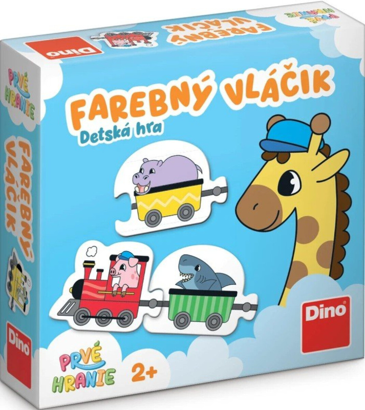 Dino První hraní: Barevný vláček Naučná hra SK