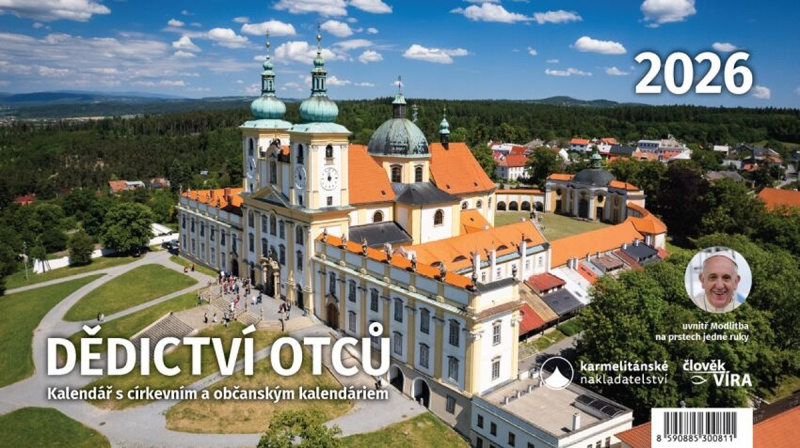 Dědictví otců 2026 (Kalendář s církevním a občanským kalendáriem)