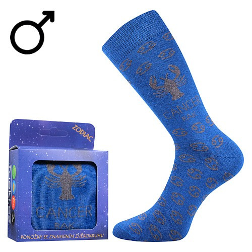 ZODIAC barevné ponožky motiv zvěrokruh Boma 42-45 RAK