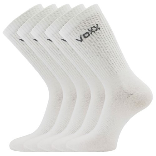 5PACK ponožky VoXX Hyde bílé L