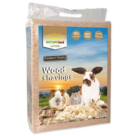 Hobliny NATURE LAND Litter 60L 3,2 kg