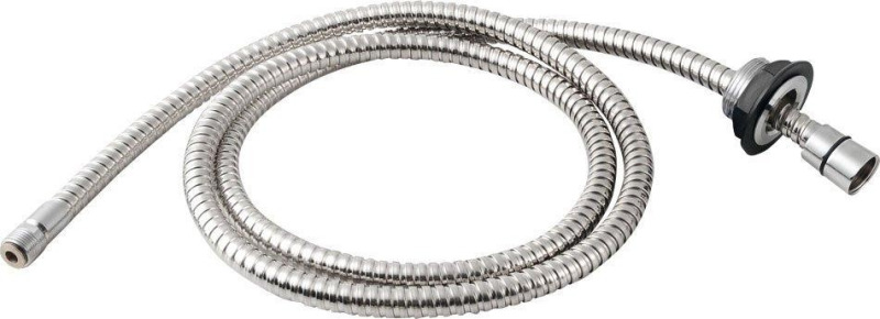 Sprchová průchodka na okraj vany včetně hadice F1/2"-M3/8", kulatá, chrom Polysan 1205-04
