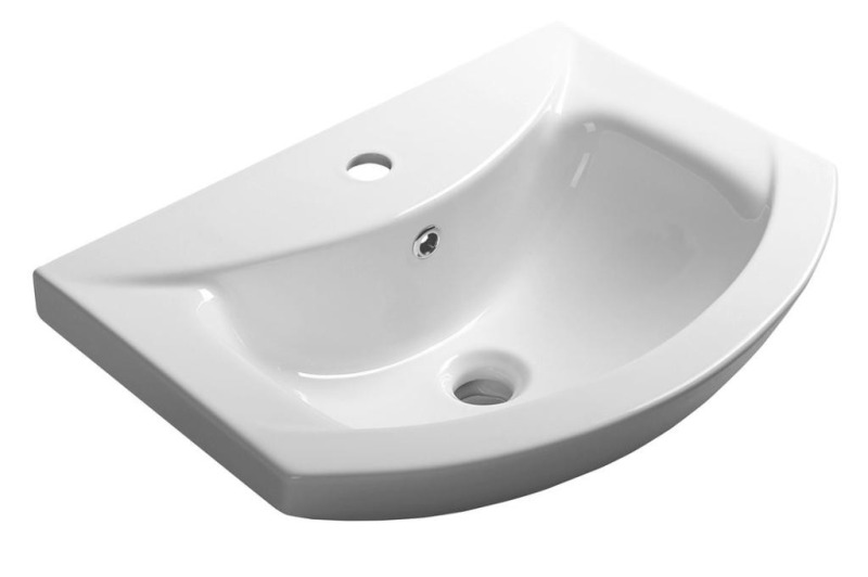 Nábytkové umyvadlo SAT B-Way 61x46,5 cm otvor pro baterii uprostřed SATBW6046