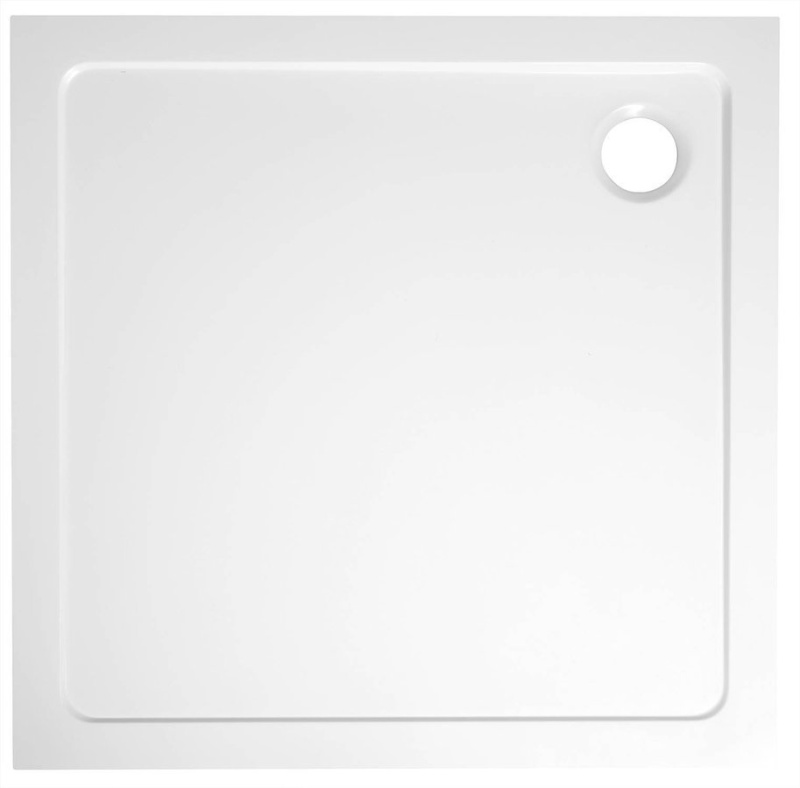 Vanička sprchová Aqualine Tecmi 800×800×30 mm litý mramor