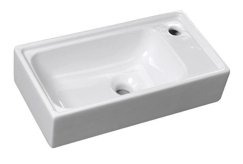 Nábytkové umyvadlo SAT B-Way 81x46,5 cm otvor pro baterii uprostřed SATBW8046