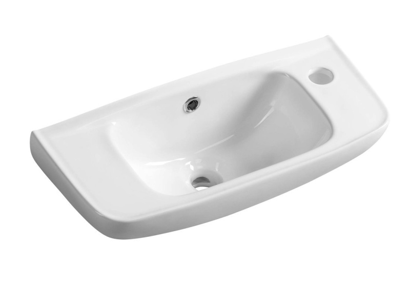 Umývátko Aqualine 510×220 mm s otvorem vpravo