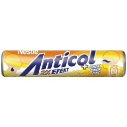 Anticol Med a citrón mentolové bonbóny s náplní