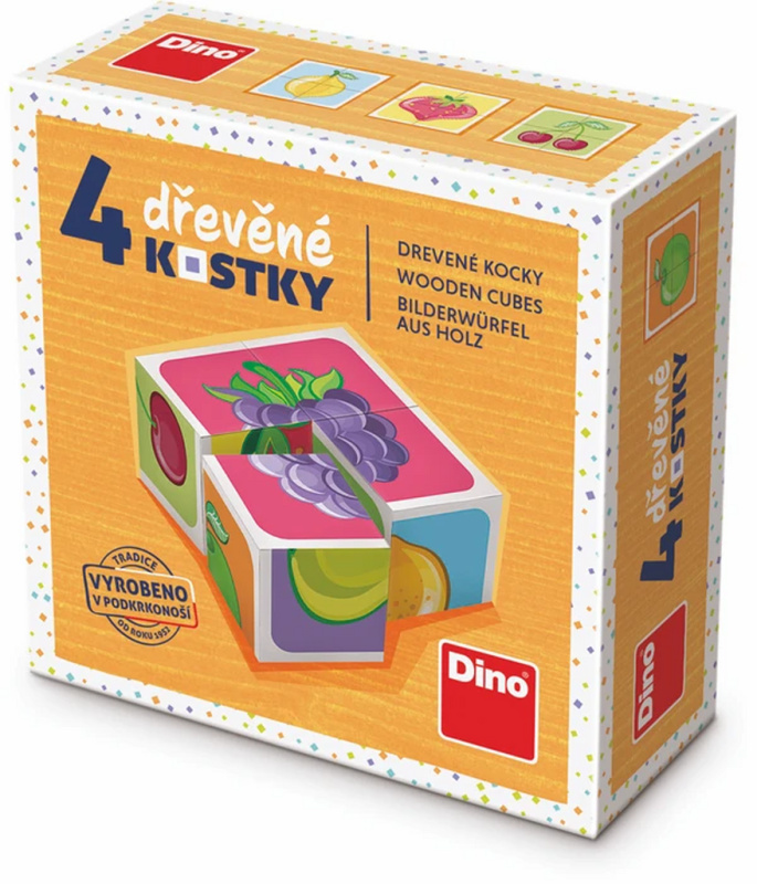 Dino ovoce 4 kostky
