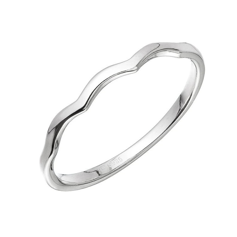 Evolution Group - Pavona Elegantní stříbrný prsten Vlnky 65002 52 mm